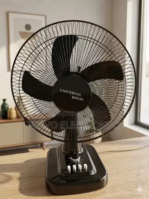 Universal Royal 16” Table Fan – Timer System | Quiet Cooling