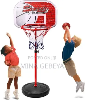 Kids Adjustable Basketball Set
