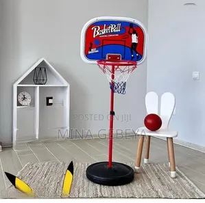 Kids Adjustable Basketball Set