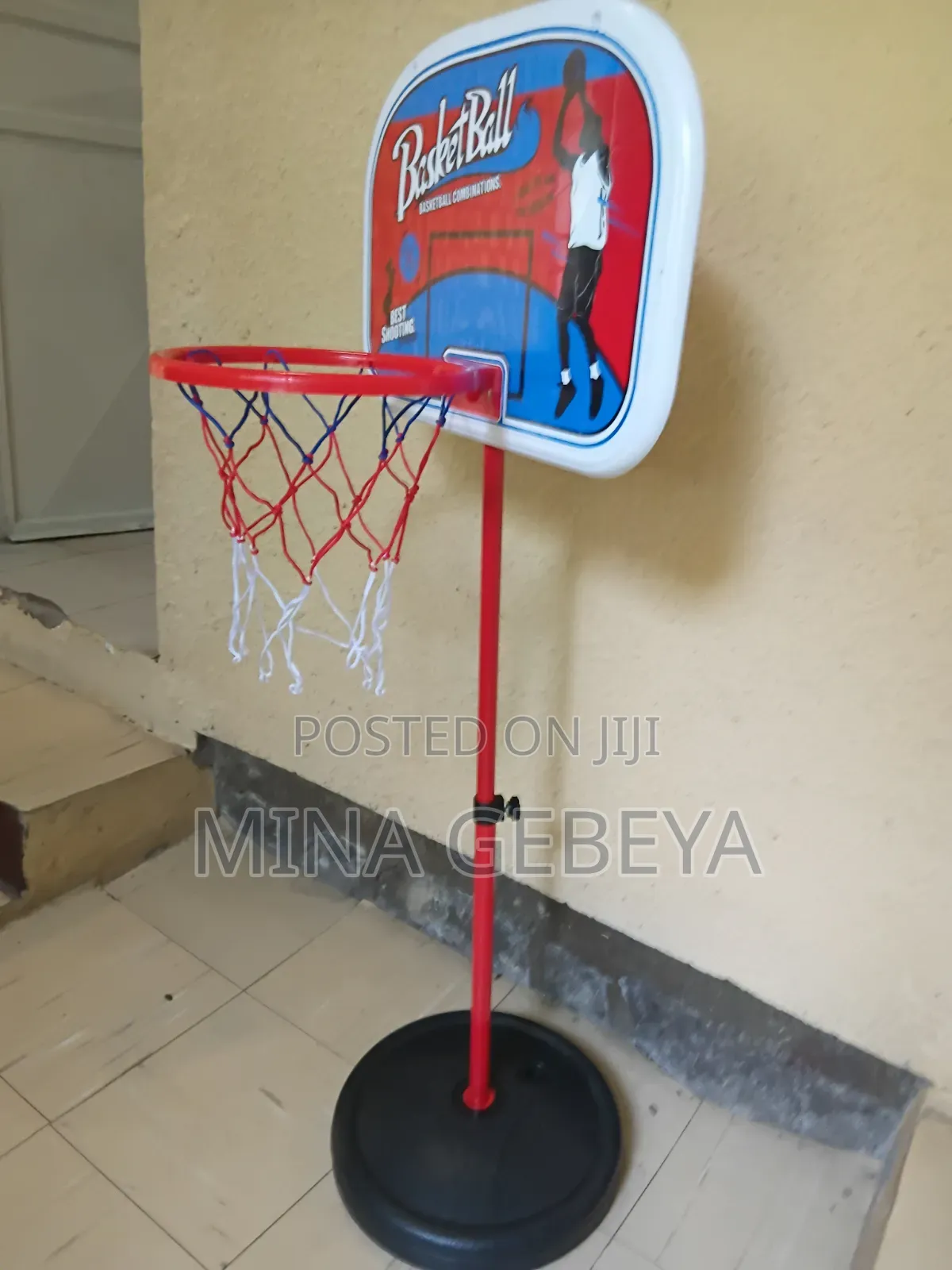 Kids Adjustable Basketball Set