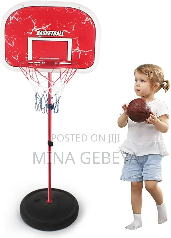 Kids Adjustable Basketball Set