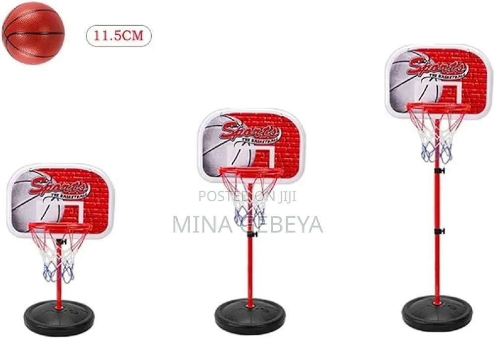 Kids Adjustable Basketball Set