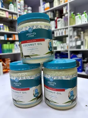 1-Litre Jar of Lifestyle Food Odourless Coconut Oil,