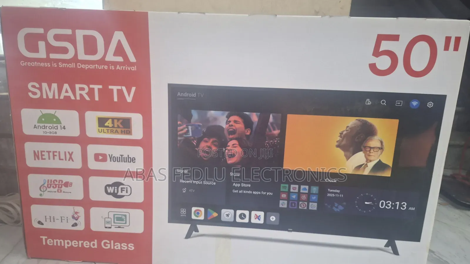 Gsda Smart Tv 50 Inche Andirod