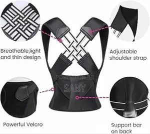 Black Holyones Brand Posture Corrector Back Brace. [1, 2]