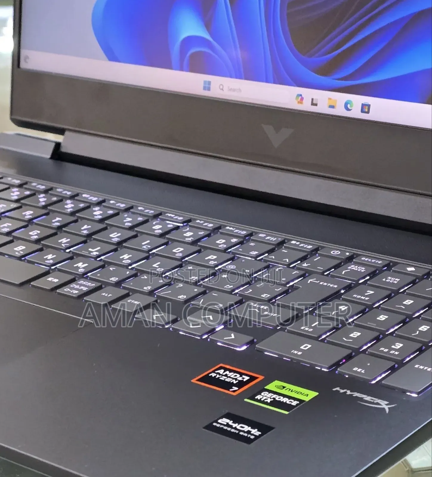 New Laptop HP Victus 15 16GB AMD Ryzen 7 SSD 1T