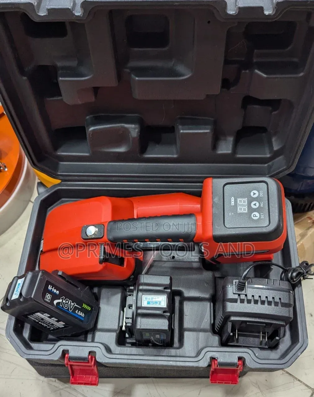Cordless, Battery-powered Steel Packaging