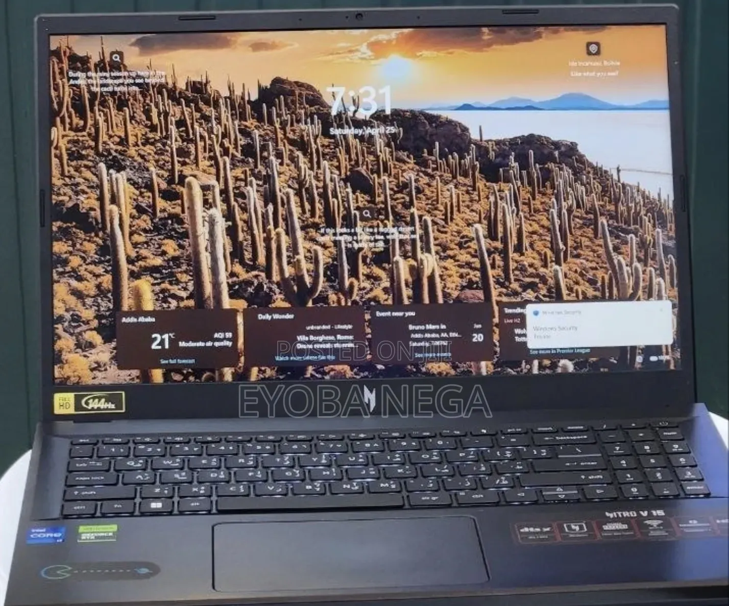 New Laptop Acer Nitro 5 16GB Intel Core i7 SSD 512GB