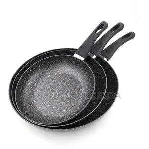 Momcook 3pcs ሴራሚክ #መጥበሻዎች Fry Pan Set/Free Delivery