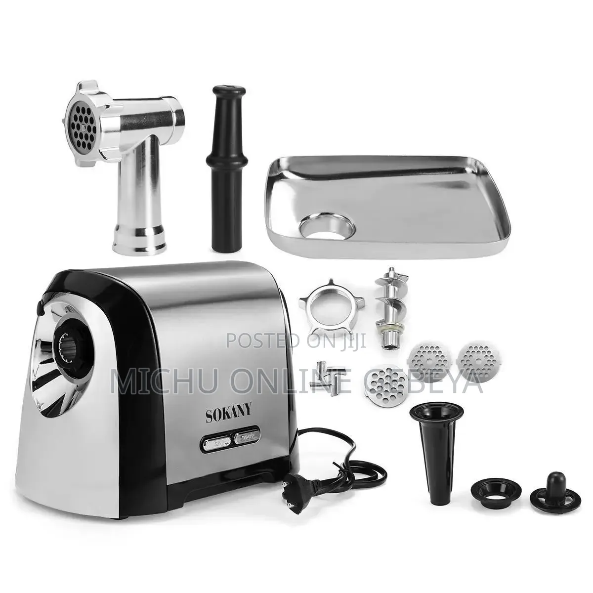 High Quality 3200w ጉልበት ያለው Sokany Meat Grinder/Free Delivery