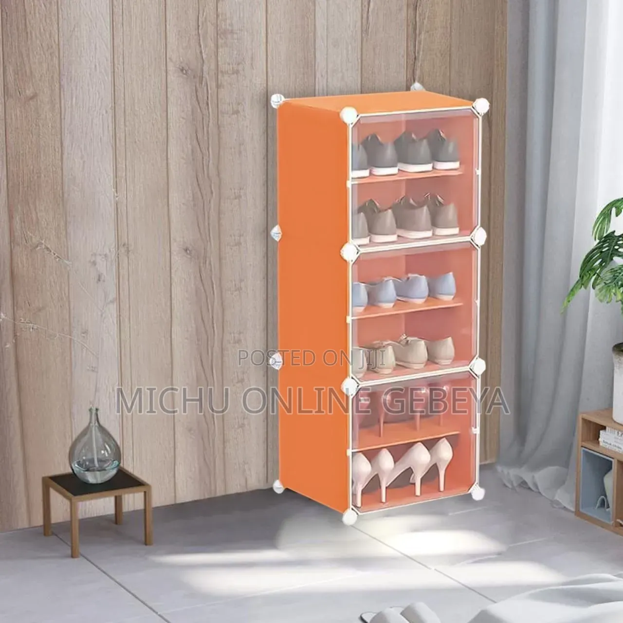 Plastic Cube Shoe Rack/Free Delivery