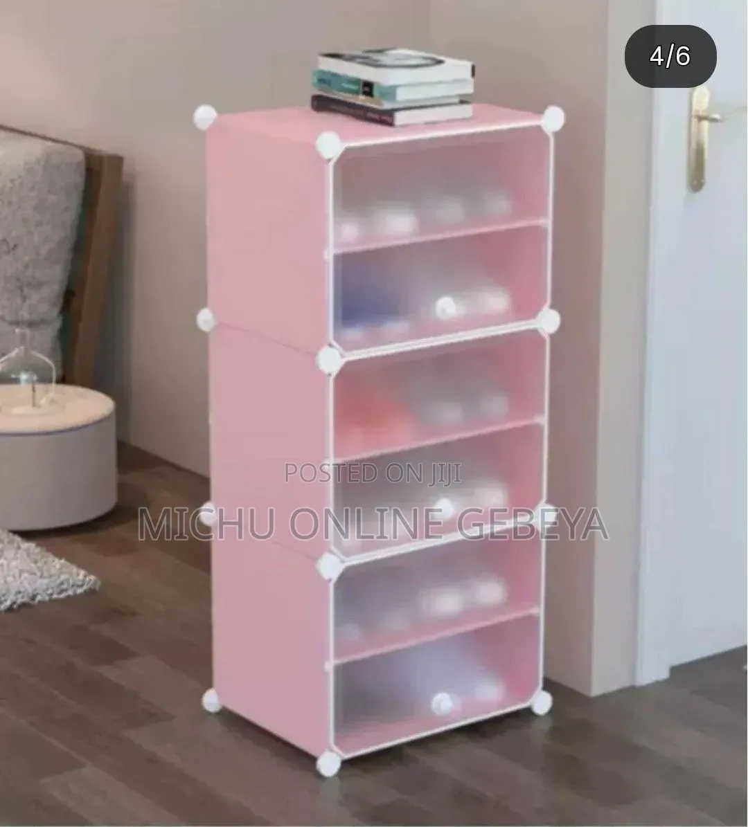 Plastic Cube Shoe Rack/Free Delivery