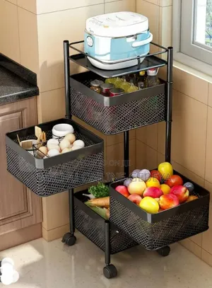 Moveable and Rotatable Kitchen Storage Rack /Free Delivery