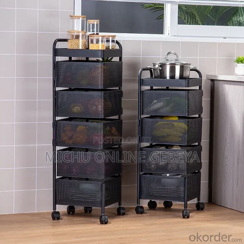 Moveable and Rotatable Kitchen Storage Rack /Free Delivery