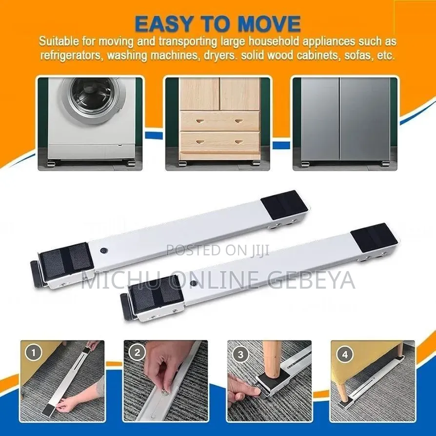 አንደኛው Refrigerator Mover Tool Set የማጠቢያ ማሽንና የፍሪጅ ማንቀሳቀሻ