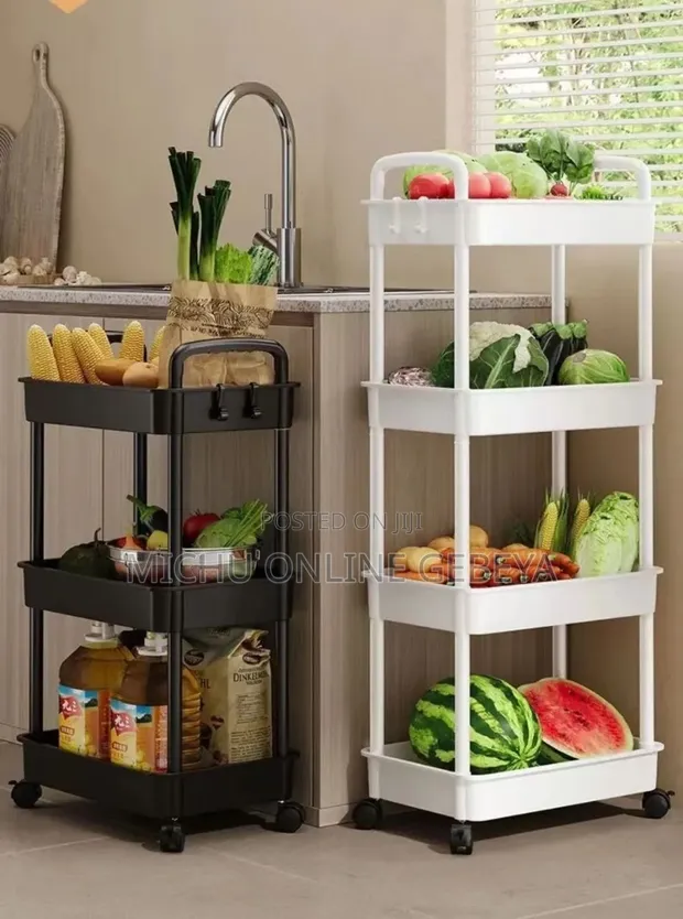 ትልቁ ሳይዝ Rolling Cart Shelf/Storage Shelf