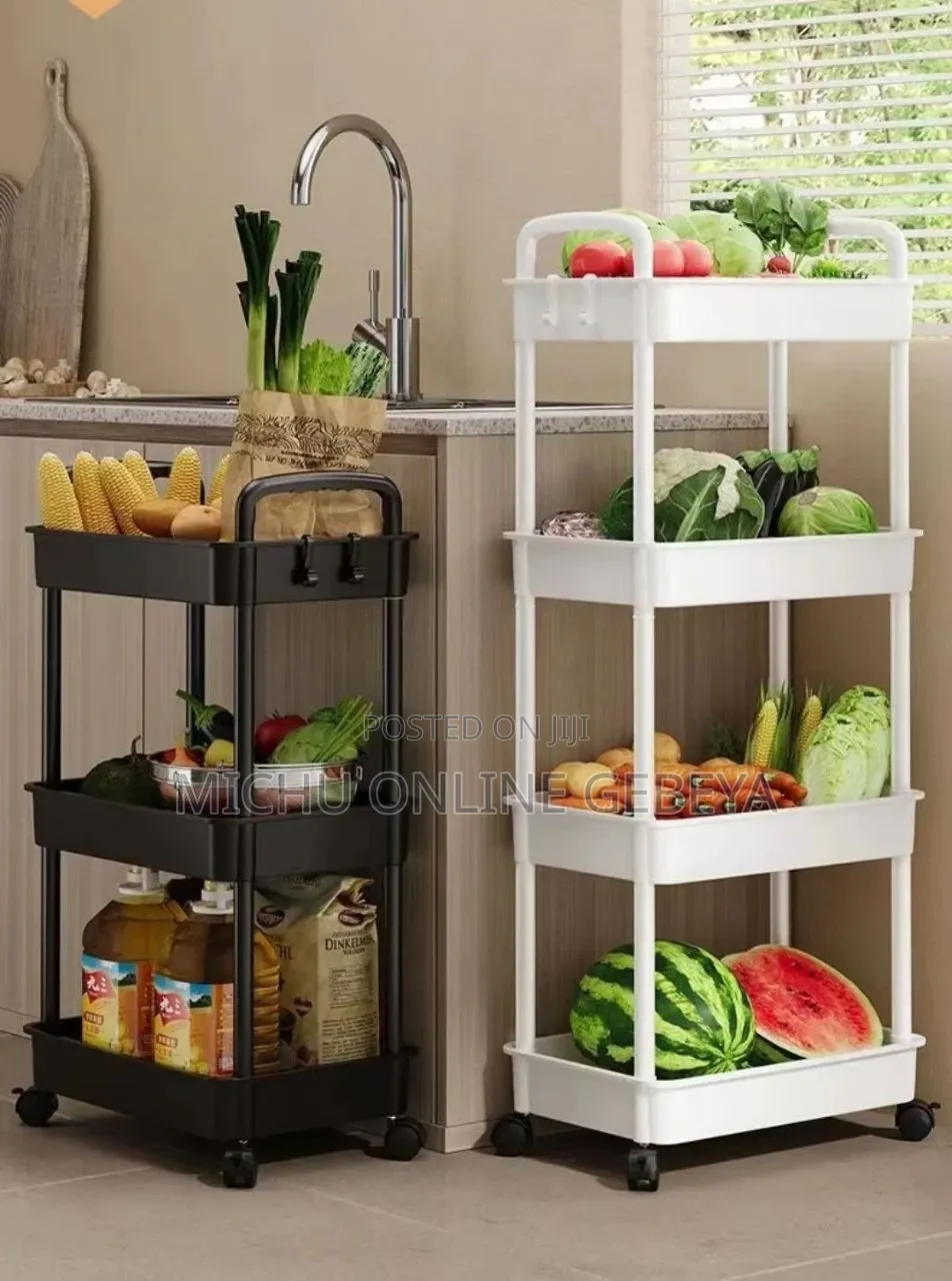 ትልቁ ሳይዝ Rolling Cart Shelf/Storage Shelf