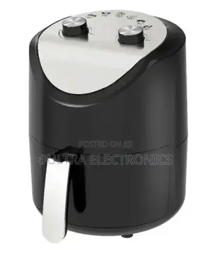 Minda Air Fryer With a Black Body and Silver