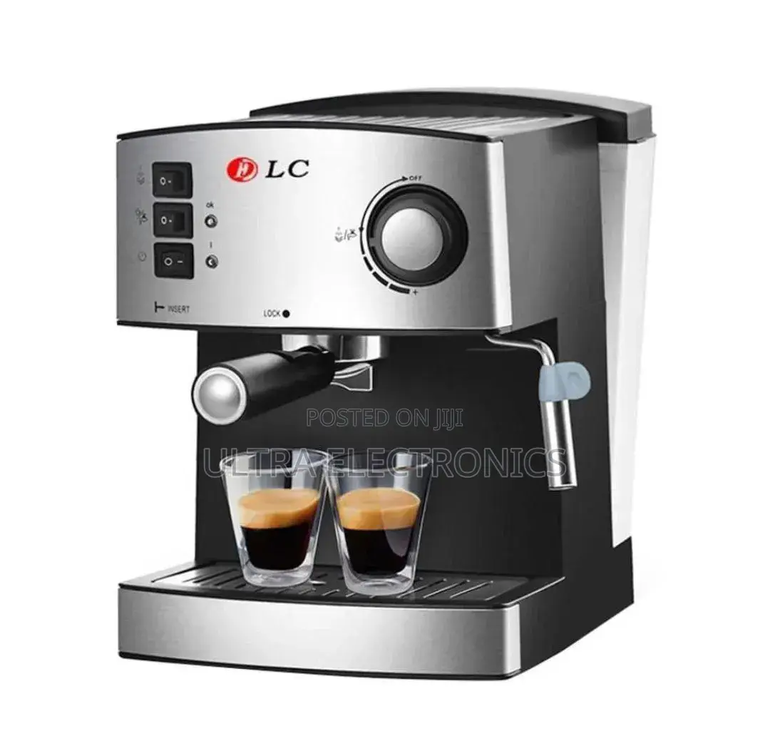 Lc Espresso and Cappuccino Coffee Maker With a 15-Bar Pressure Pump