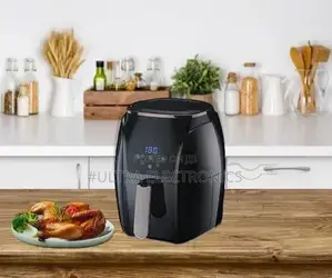 Air Fryer Black Digital With a Touchscreen Control Panel And