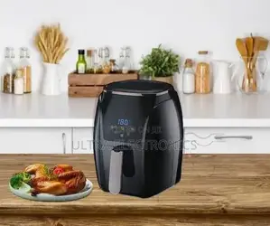 Air Fryer Black Digital With a Touchscreen Control Panel And