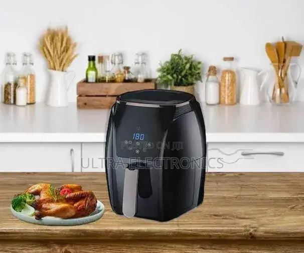 Air Fryer Black Digital With a Touchscreen Control Panel And