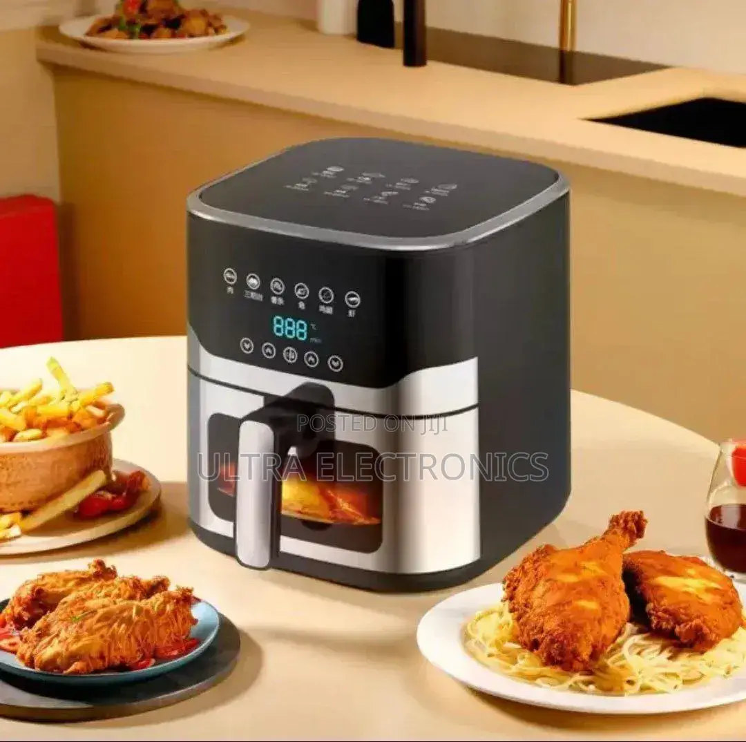 Air Fryer With a Transparent Viewing Window, Similar