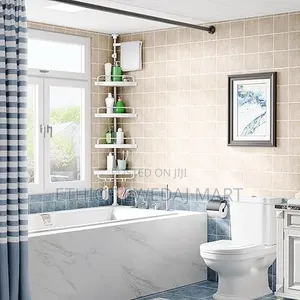Shower Rack For Bathroom And Restroom Floor Standing Bath Rack Holder