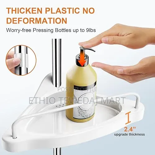 Shower Rack For Bathroom And Restroom Floor Standing Bath Rack Holder