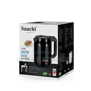 Saachi Electric Kettle With a Stainless Steel Interior and 360-Degree