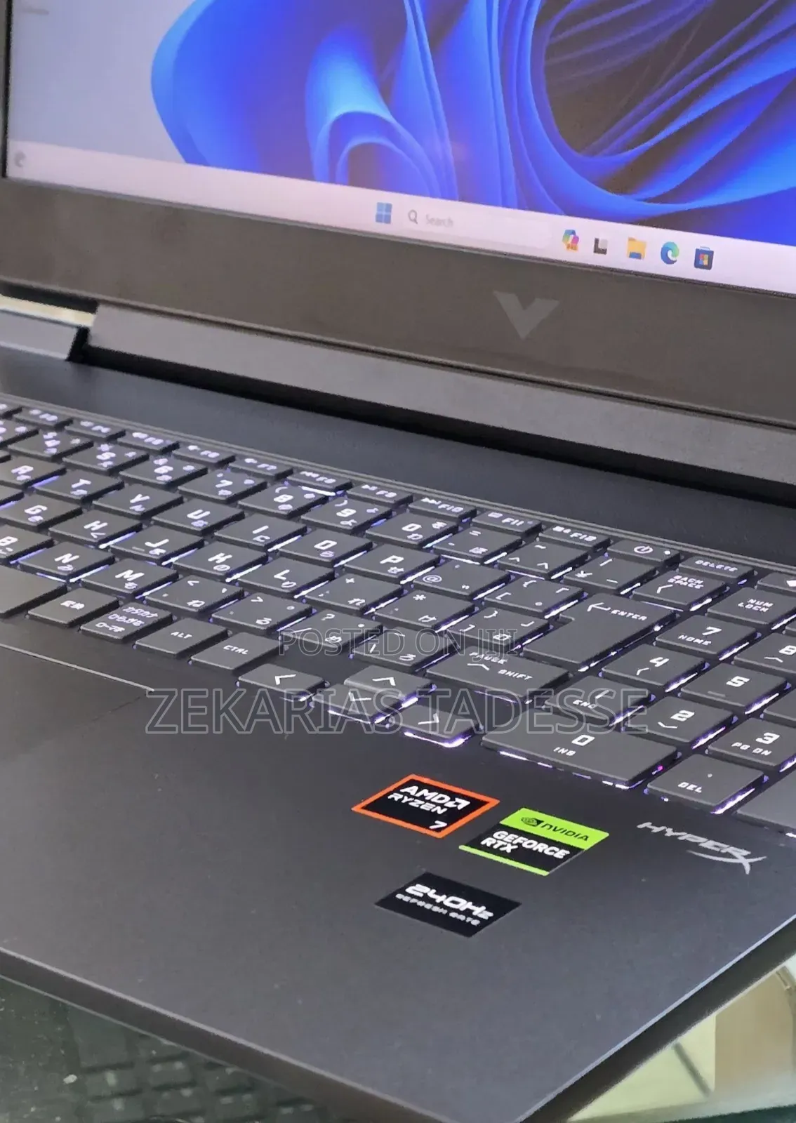 New Laptop HP Victus 16 16GB AMD Ryzen 7 SSD 512GB