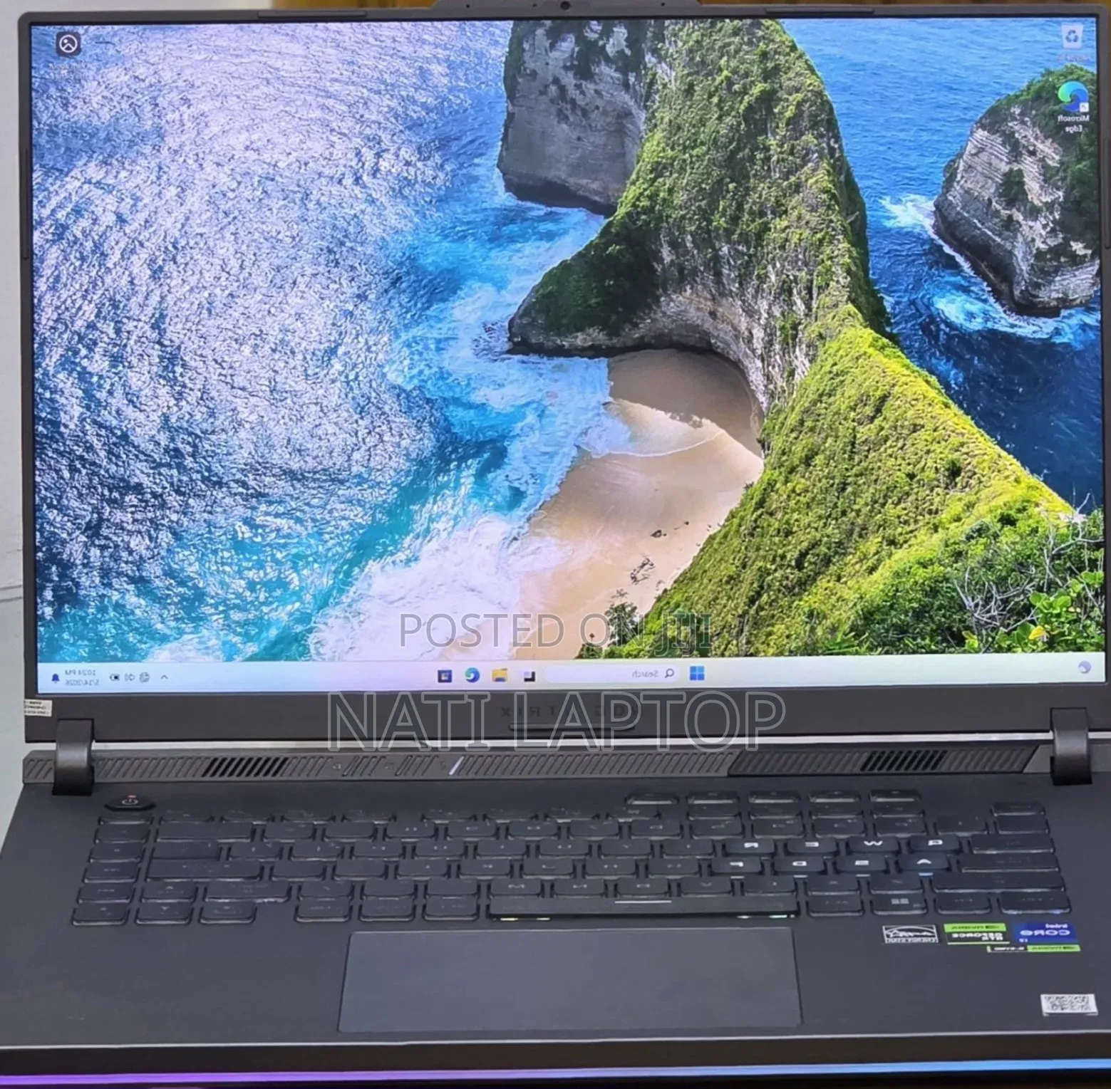 New Laptop Asus ROG Strix G15 16GB Intel Core i7 SSD 1T
