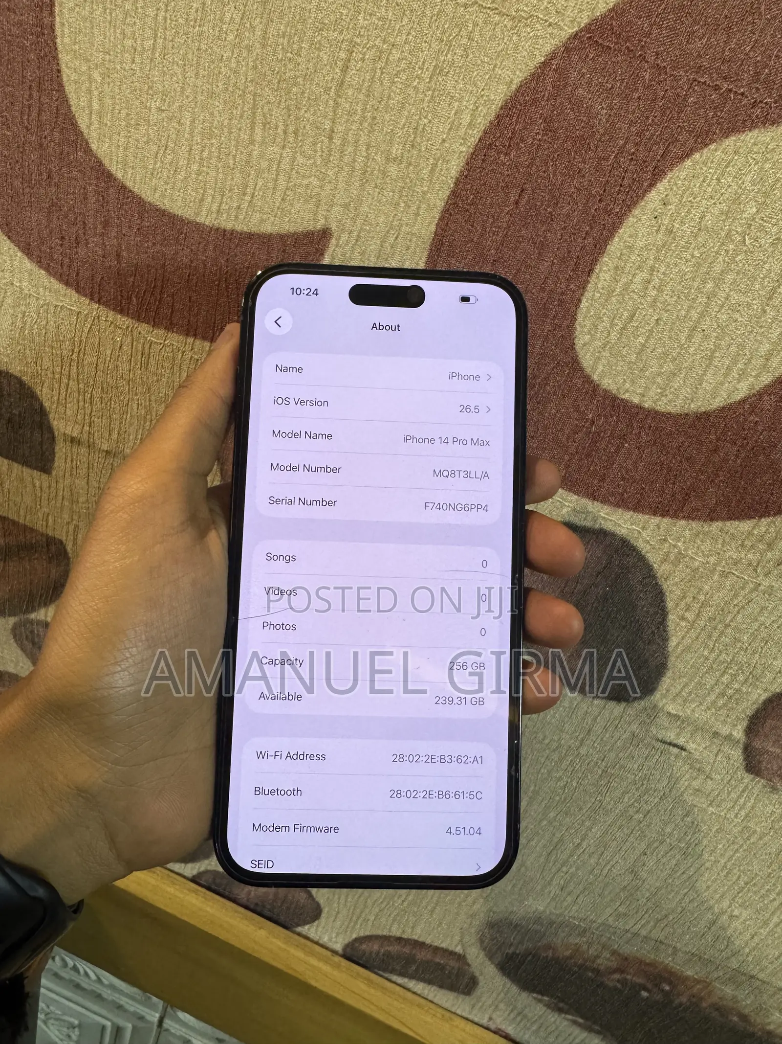 New Apple iPhone 14 Pro Max 256 GB Black