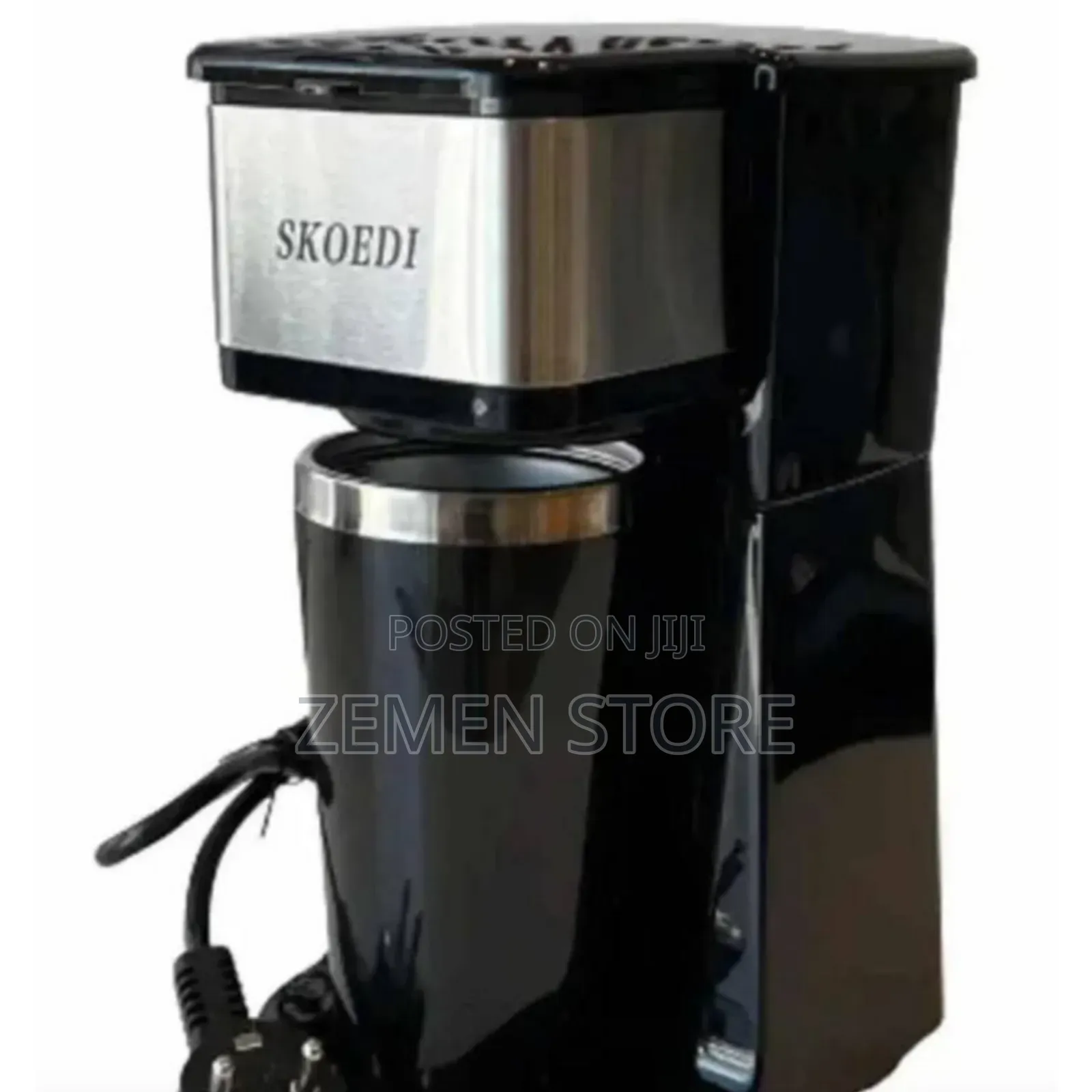 Skoedi Single Cup Coffee Maker - ስኮዲ የቡና ማሽን (Fast Compact)
