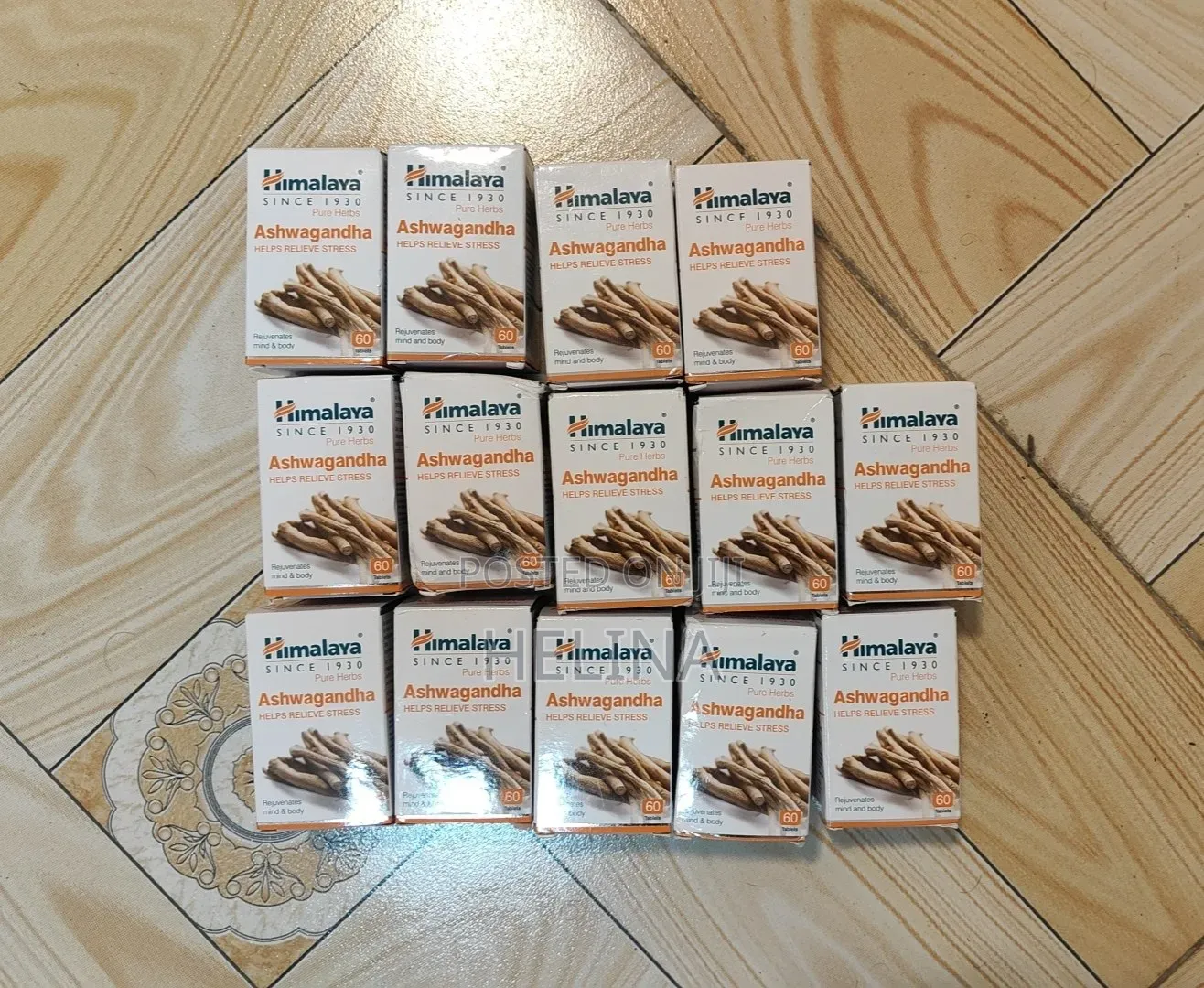 60 Tablets Himalaya Pure Herbs Helps Relieve Stress 100% Pure