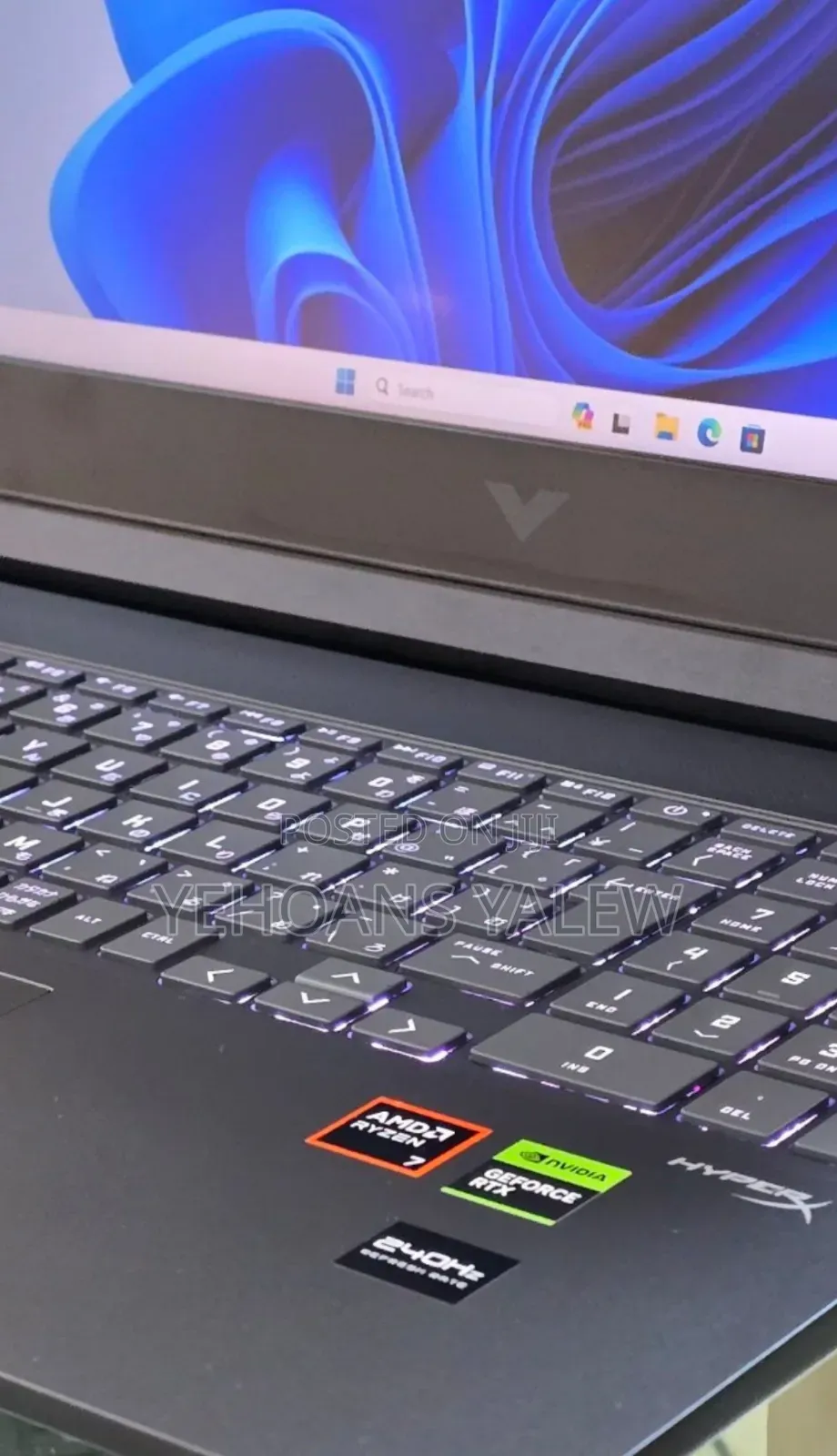 New Laptop HP Victus 15 16GB AMD Ryzen 7 SSD 1T