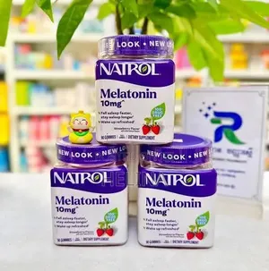 10mg Natrol Melatonin 90 Gummies Falls a Sleep Faster Original Fromusa