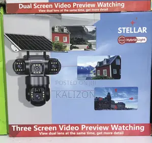 Battery + Charger + Solar Sim Card Ip Security Camera (Cctv)