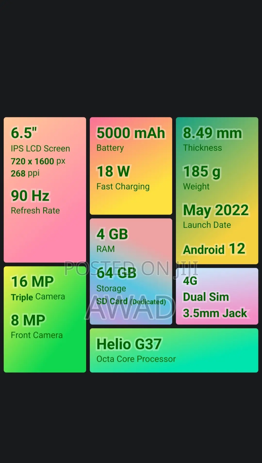 Motorola Moto E32s 64 GB Blue