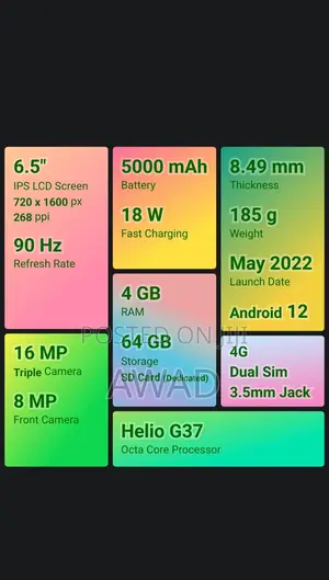 Motorola Moto E32s 64 GB Blue