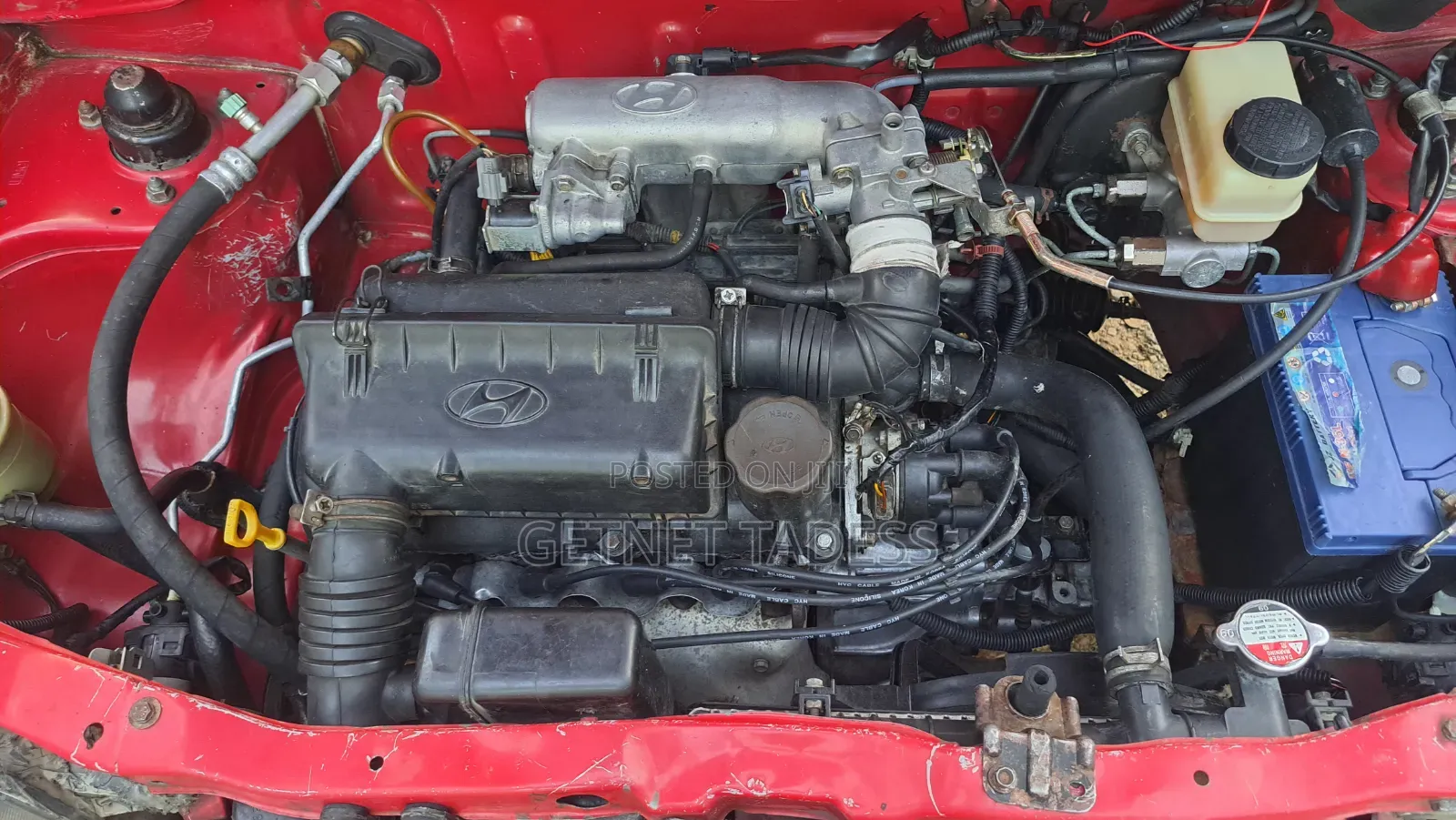 Hyundai Atos 1998 Red