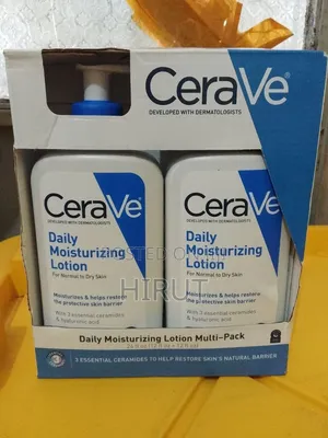 Cerave Hadrating Cleanser and Cerave Lotion