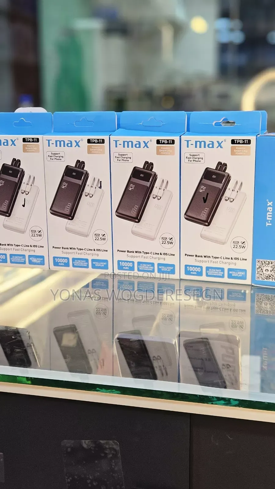 T-Max 10000mah Fast Charging Power Bank TPB-11