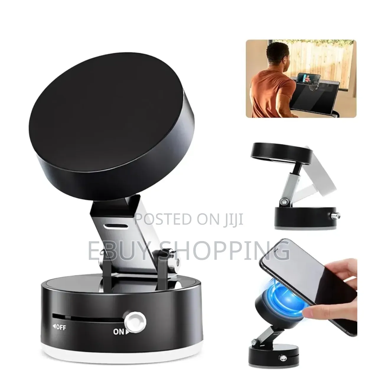 Universal Strong Adsorption Mobile Phone Holder – No Magnets Needed