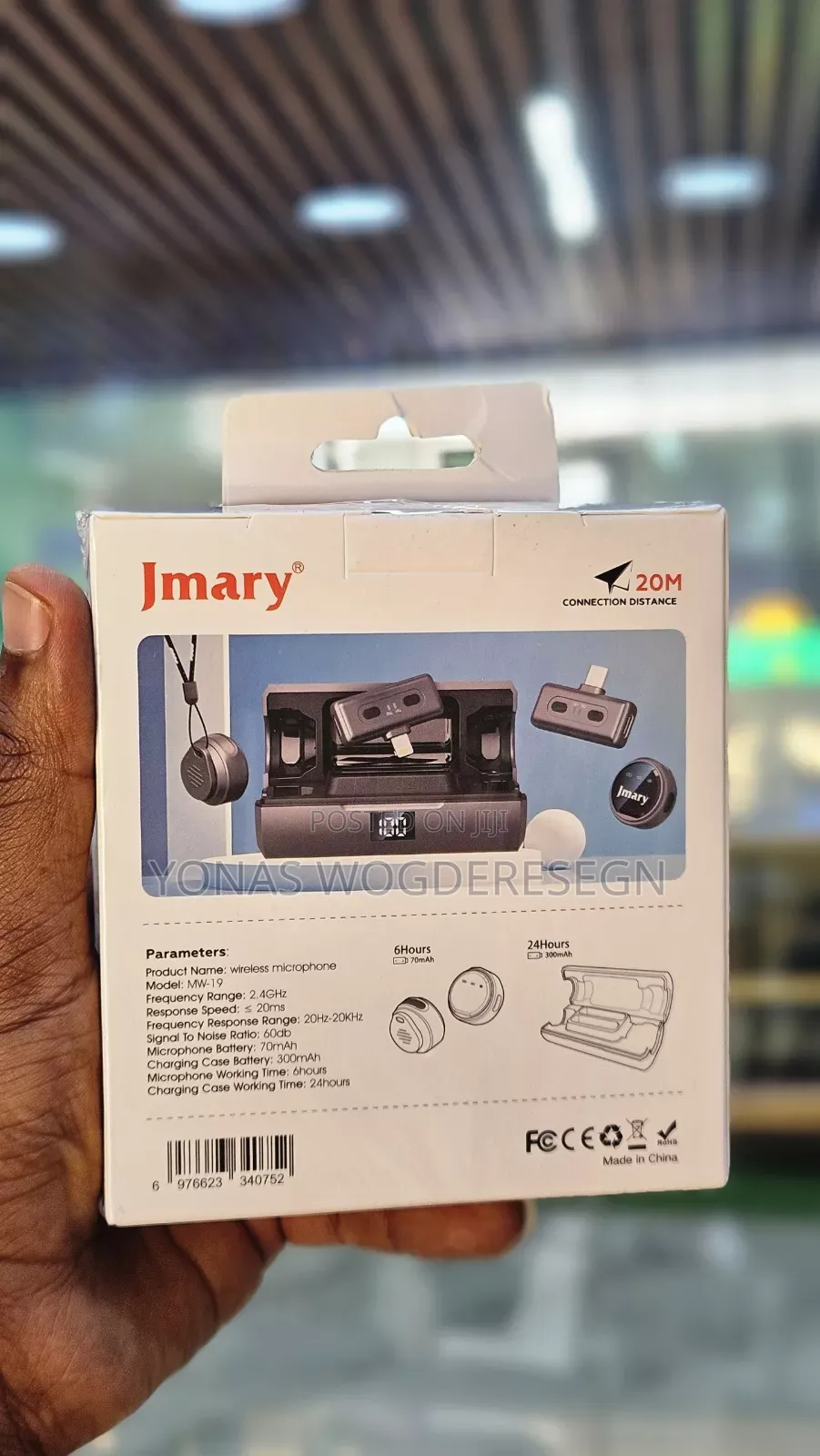 Jmary Mw-19 2.4g Wireless Microphone With Noise Cancellation