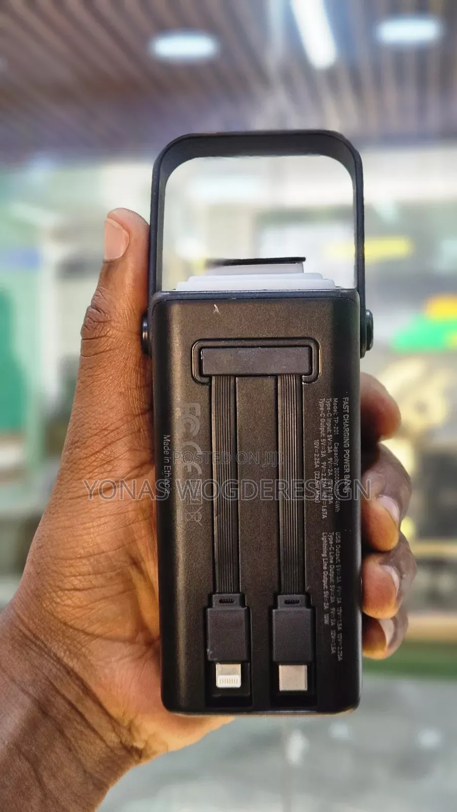 T-Max 20000mah Fast Charging Power Bank – Portable Battery Charger
