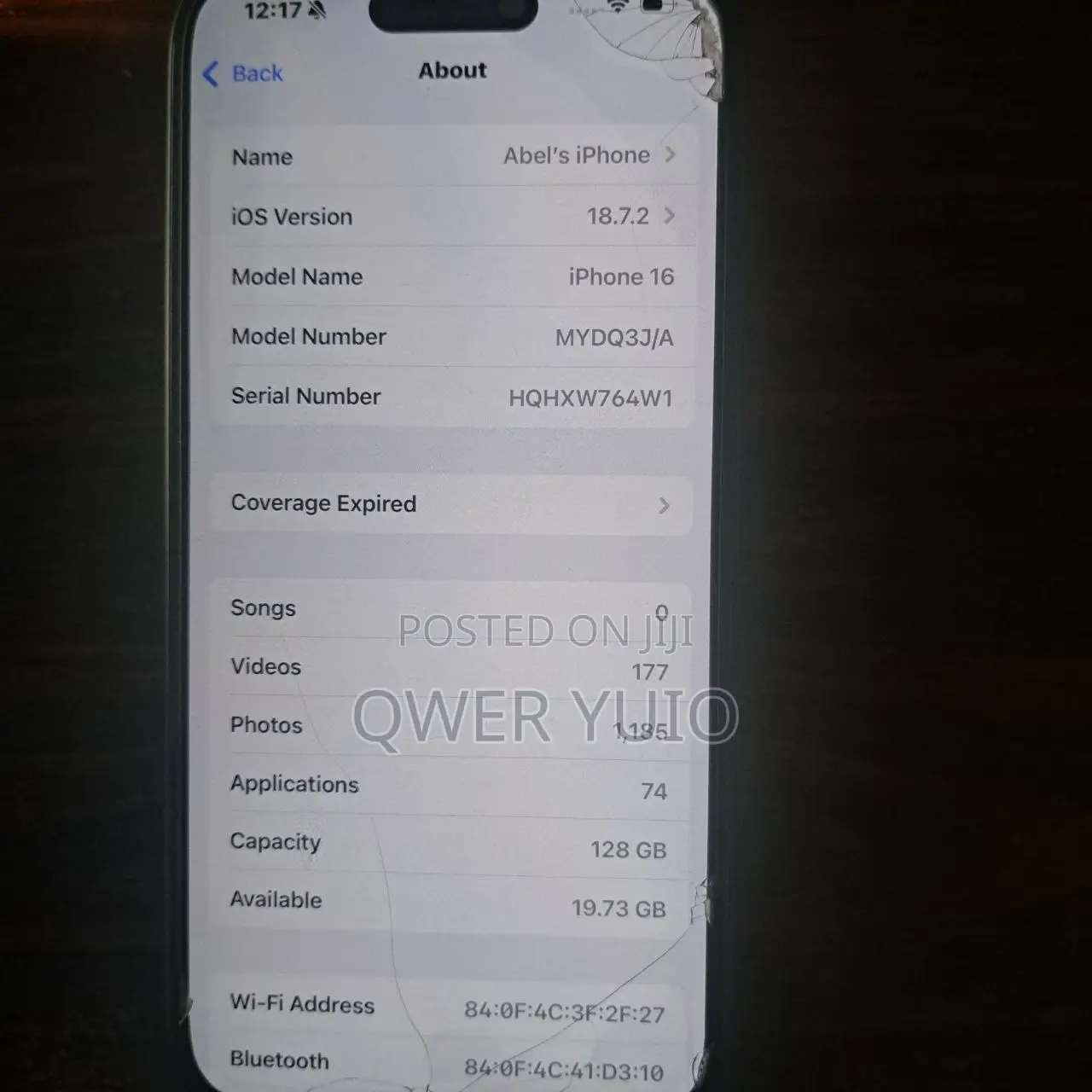 Apple iPhone 16 128 GB Black