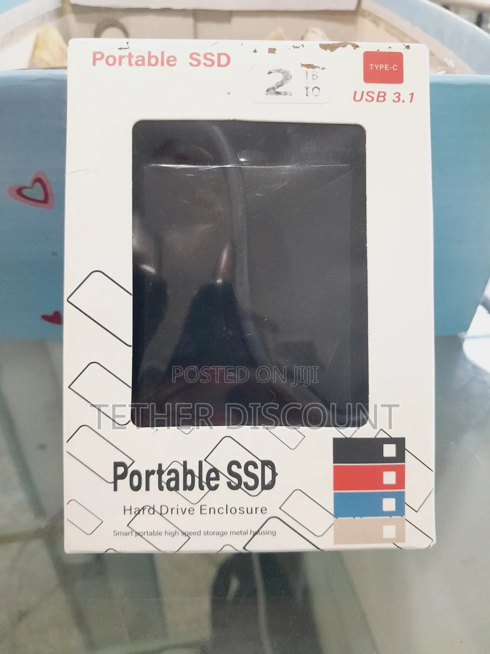 Portable SSD Hard Drive Enclosure Type-C