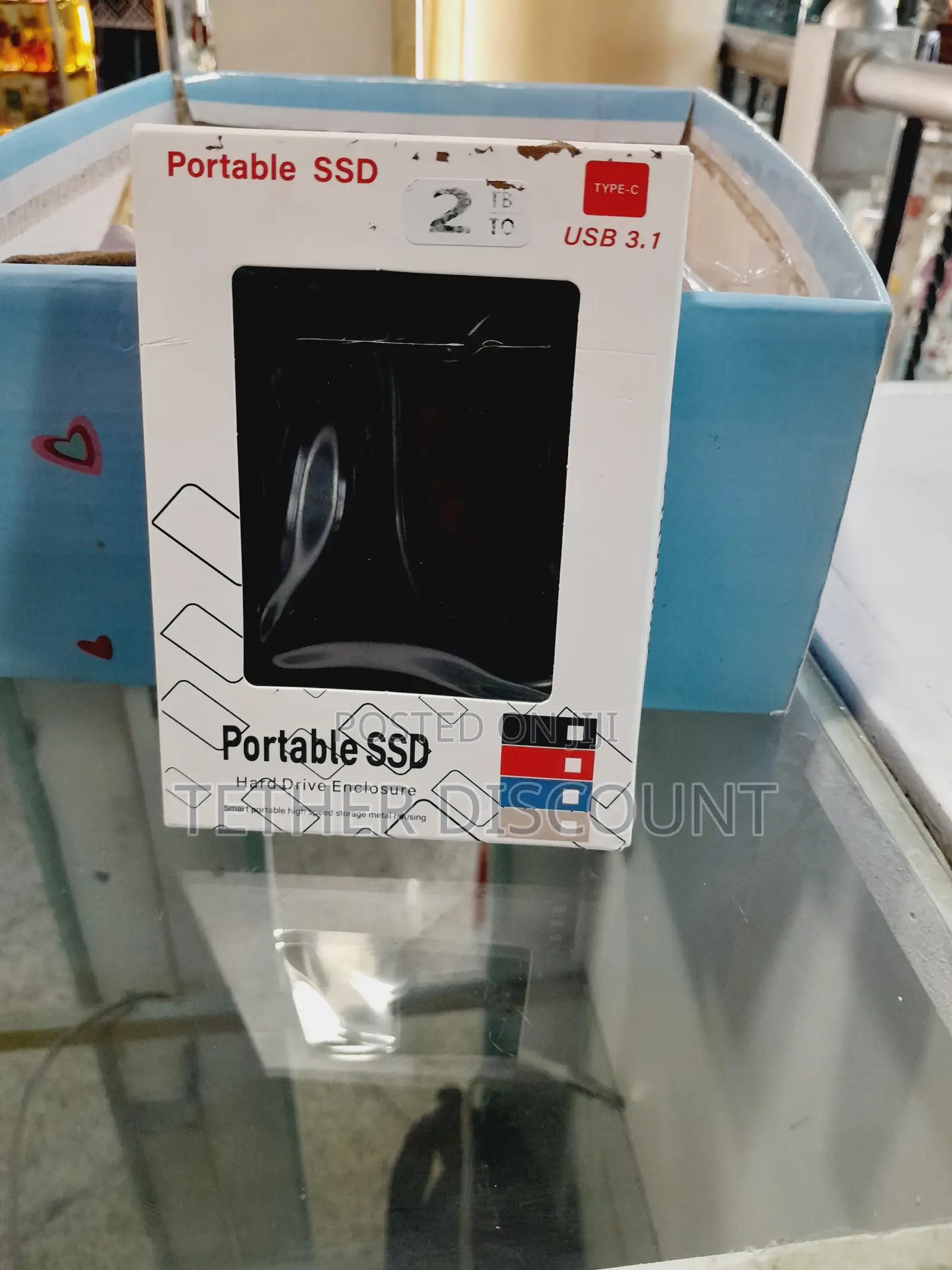 Portable SSD Hard Drive Enclosure Type-C