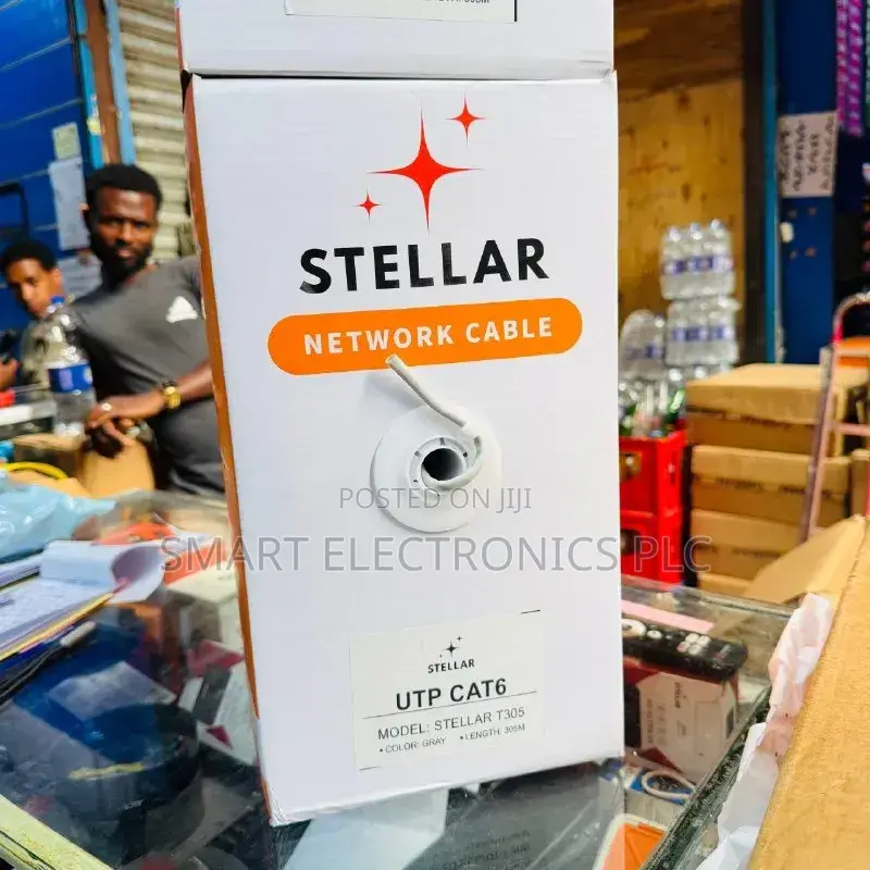 Stellar Cat6 Utp Network Cable Reel, Often Utilized for High-Speed